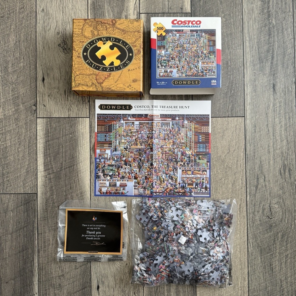 Dowdle Costco Wholesale The Treasure Hunt 500pc Jigsaw Puzzle 19x26 USA 2021 NEW